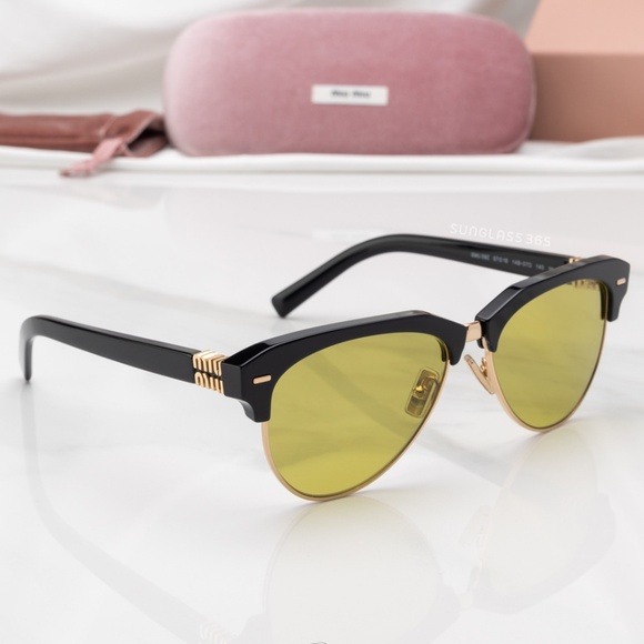 NWT Miu Miu MU 09ZS-1AB07O Sunglasses - Picture 3 of 10